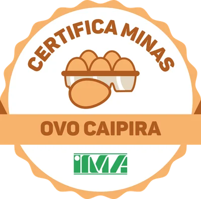 Selo Certifica Minas — Ovo Caipira, emitido pelo IMA
